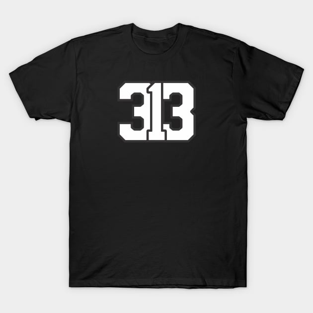 313 Detroit T-Shirt by Blasé Splee Design : Detroit